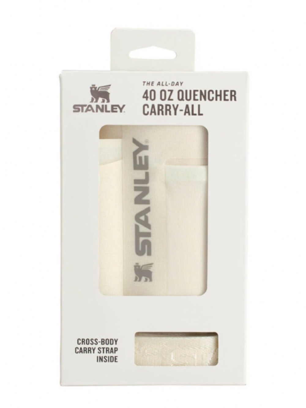 Stanley 40oz quencher carry all in cream